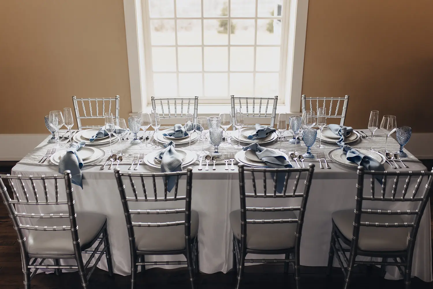 Greystone Brewhouse Reception Table Set Up